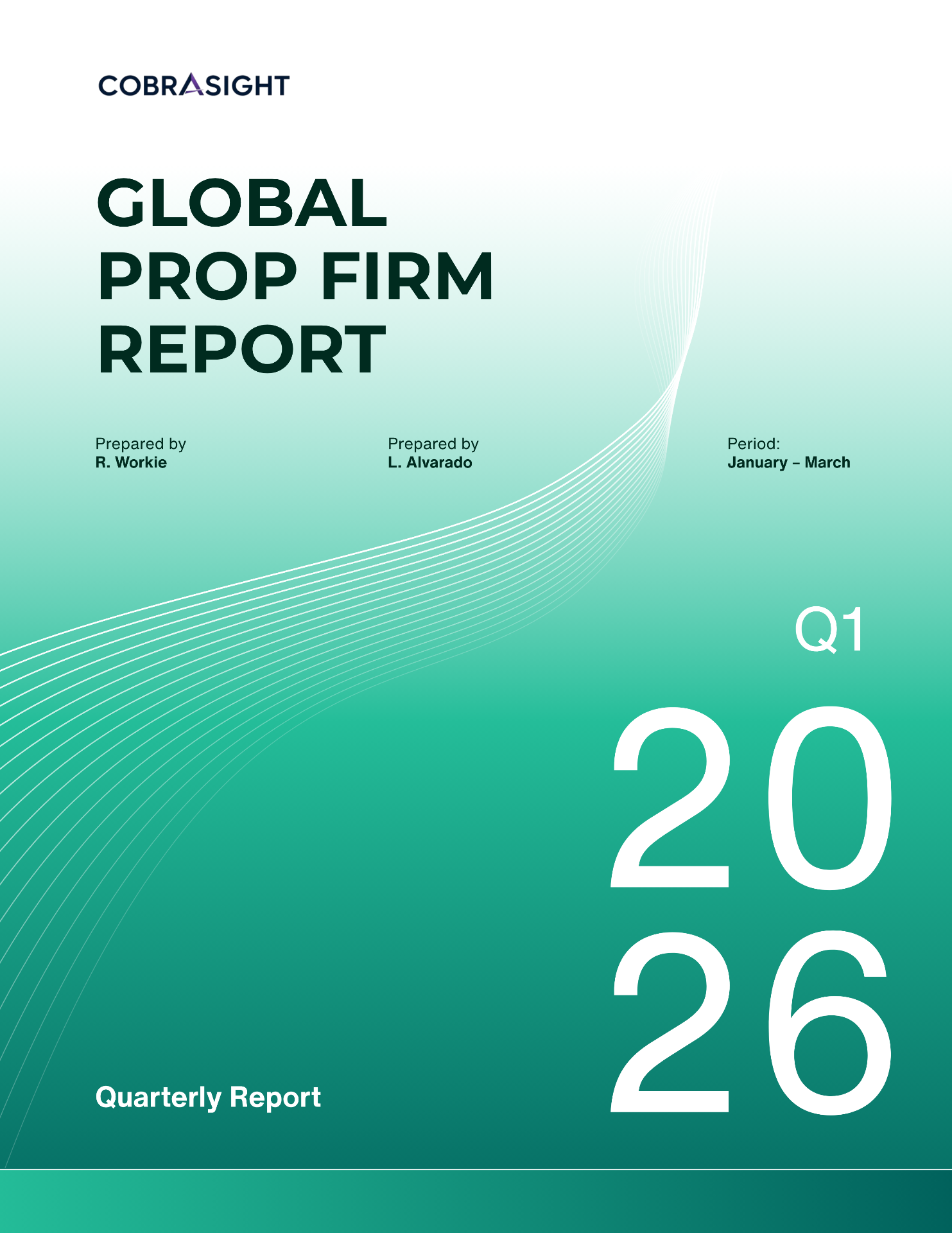Q1 2026 Global Prop Firm Report: Competition, Compliance, and Growth cover