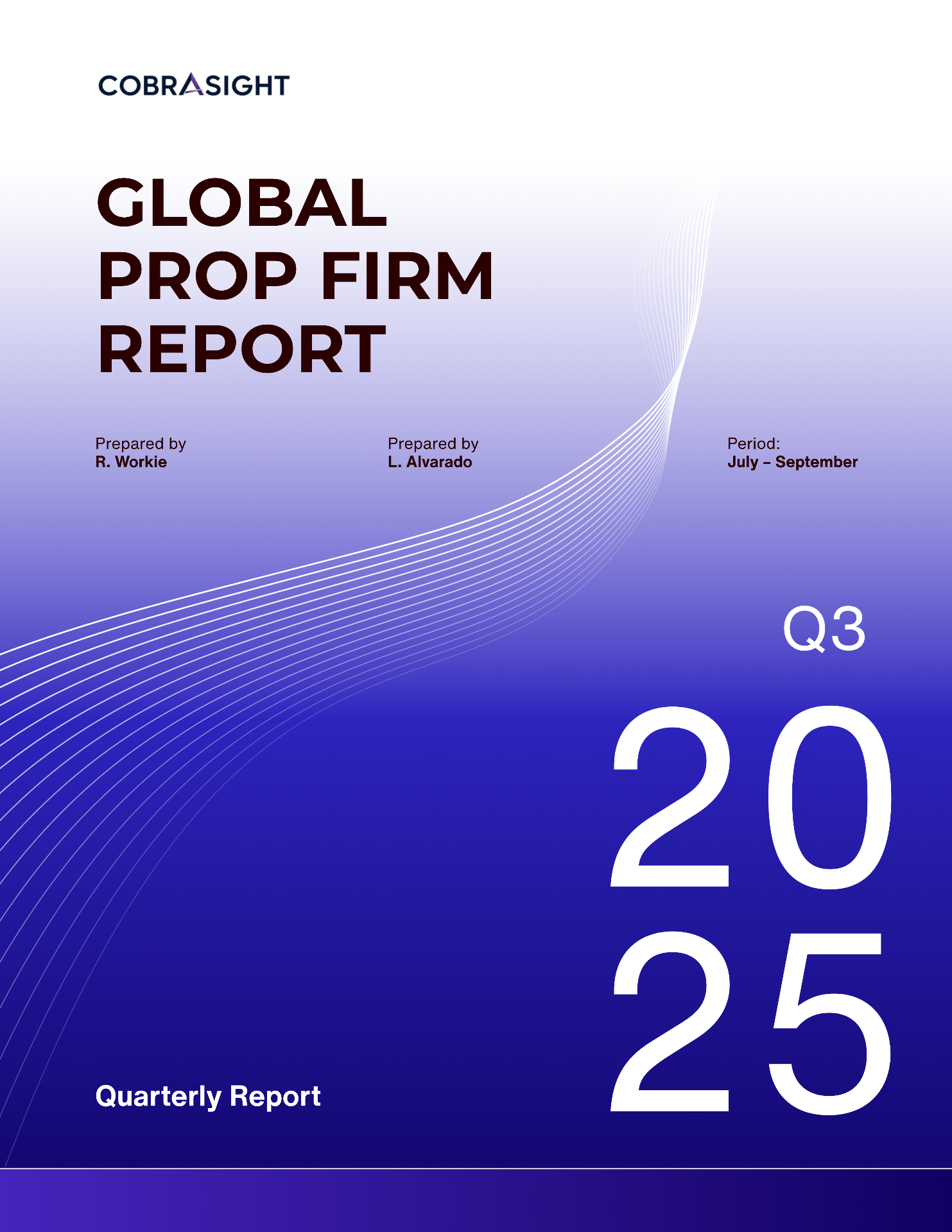 Q3 2025 Global Prop Firm Report: The Tightening Begins cover