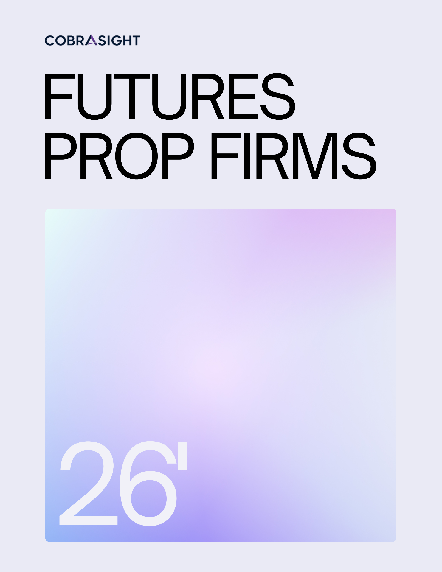 Futures Prop Firms: The 2026 Guide cover